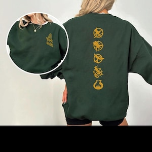 Embroidery May The Odds Be Ever In Your Favor, Bookish Embroidery, Reading Book And Movies Sweatshirt, Panem, Mockingjay