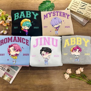 S.a.j.a B0ys Boy Band-shirt, Kpop Demon Hunter-T-shirt, cadeau voor Kpop-fans, Demon Hunters-shirt, Jinu, Baby, Abby, Romance, Mystery Saja Boys-shirt
