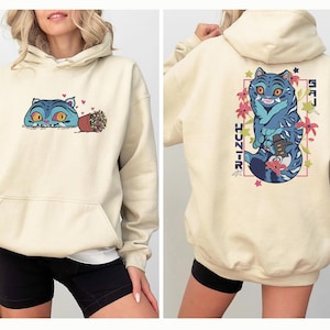 Sudadera Con Capucha K-Pop Orejas De Gato - Diseño Anime, Corte Holgado, Unisex, Estilo Callejero