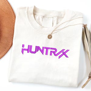 Kpop Hunter Embroidery Sweatshirt, Kpop Dem0nHunters Tiger Embroidery Shirt, Rumi Mira Zoey Embroidery TShirt, Huntrix, Anime Lover Gifts