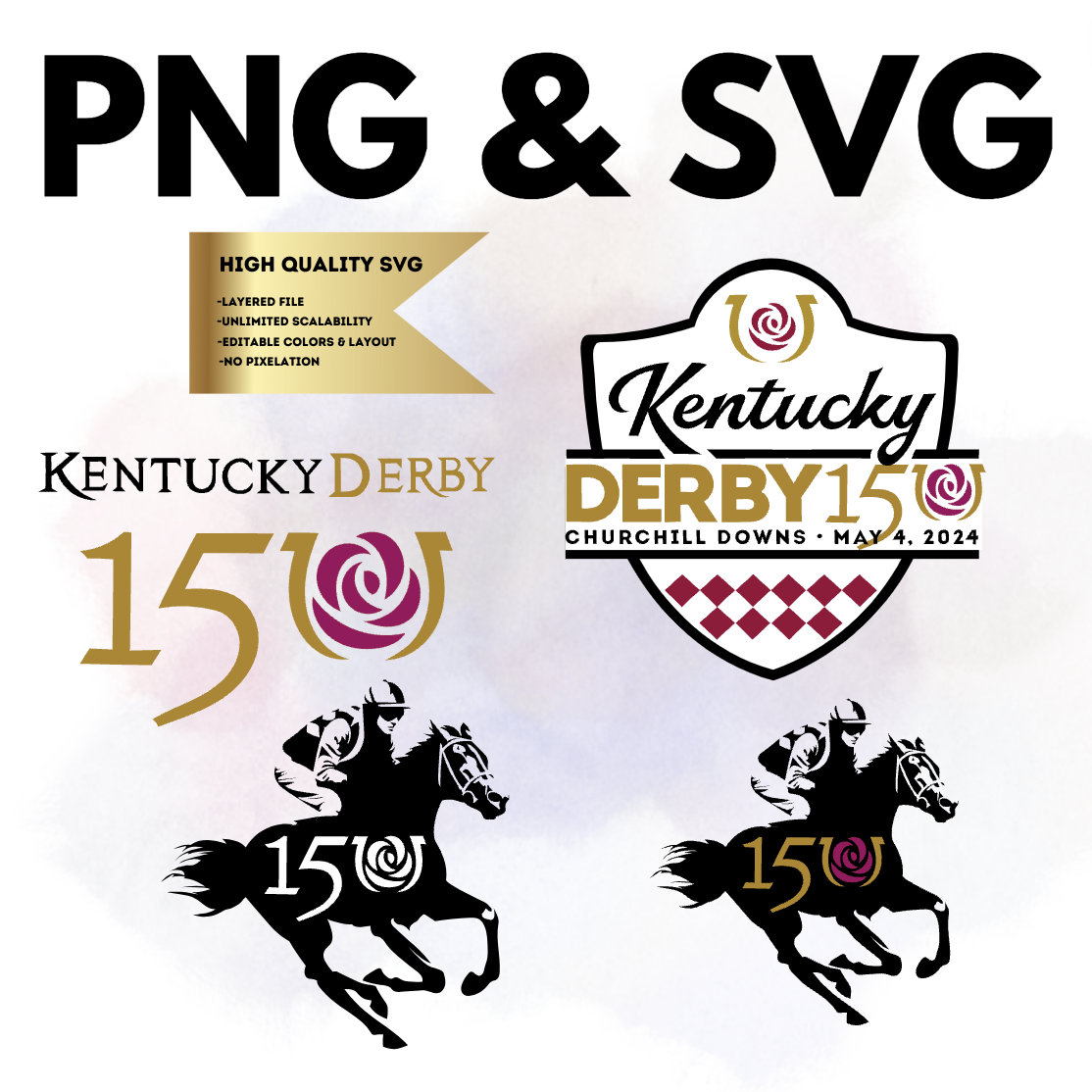 Kentucky Derby 150, Kentucky Derby Logos, Kentucky Derby 2025, Horses