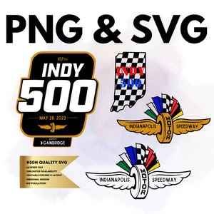 Indianapolis 500, Indy 500 2023, Indianapolis Motor Speedway, Indy 500 clipart, Indy 500 png svg files