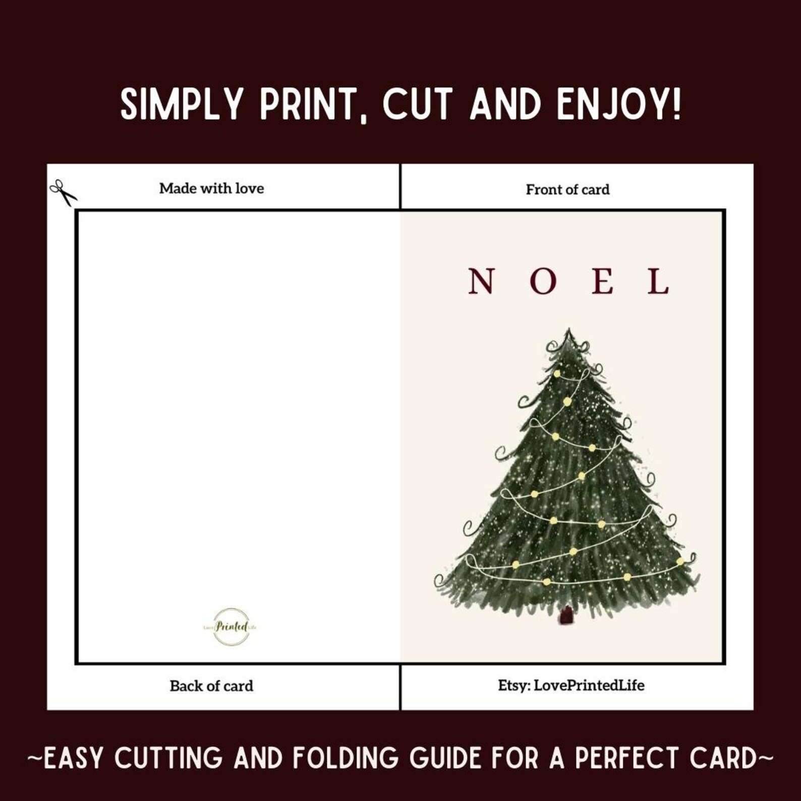 Noel Card Christmas Card Printable - Il 1588xN.5220032251 I4ns 