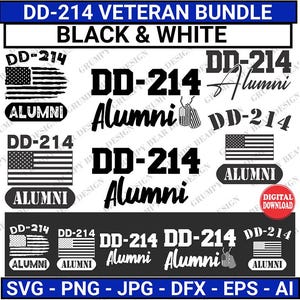 DD-214 Bandeira Alumni, 6 Gráficos, Dd-214 Bandeira Americana, Dd-214 Svg, Cricut, Laser, Cricut, Download Digital, Sublimação, Impressão sob Demanda, POD