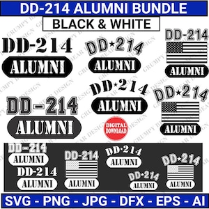 DD-214 Bandeira Alumni, 6 Gráficos, DD-214 Bandeira Americana, Dd-214 Svg, Cricut, Laser, Cricut, Download Digital, Sublimação, Impressão sob Demanda, POD