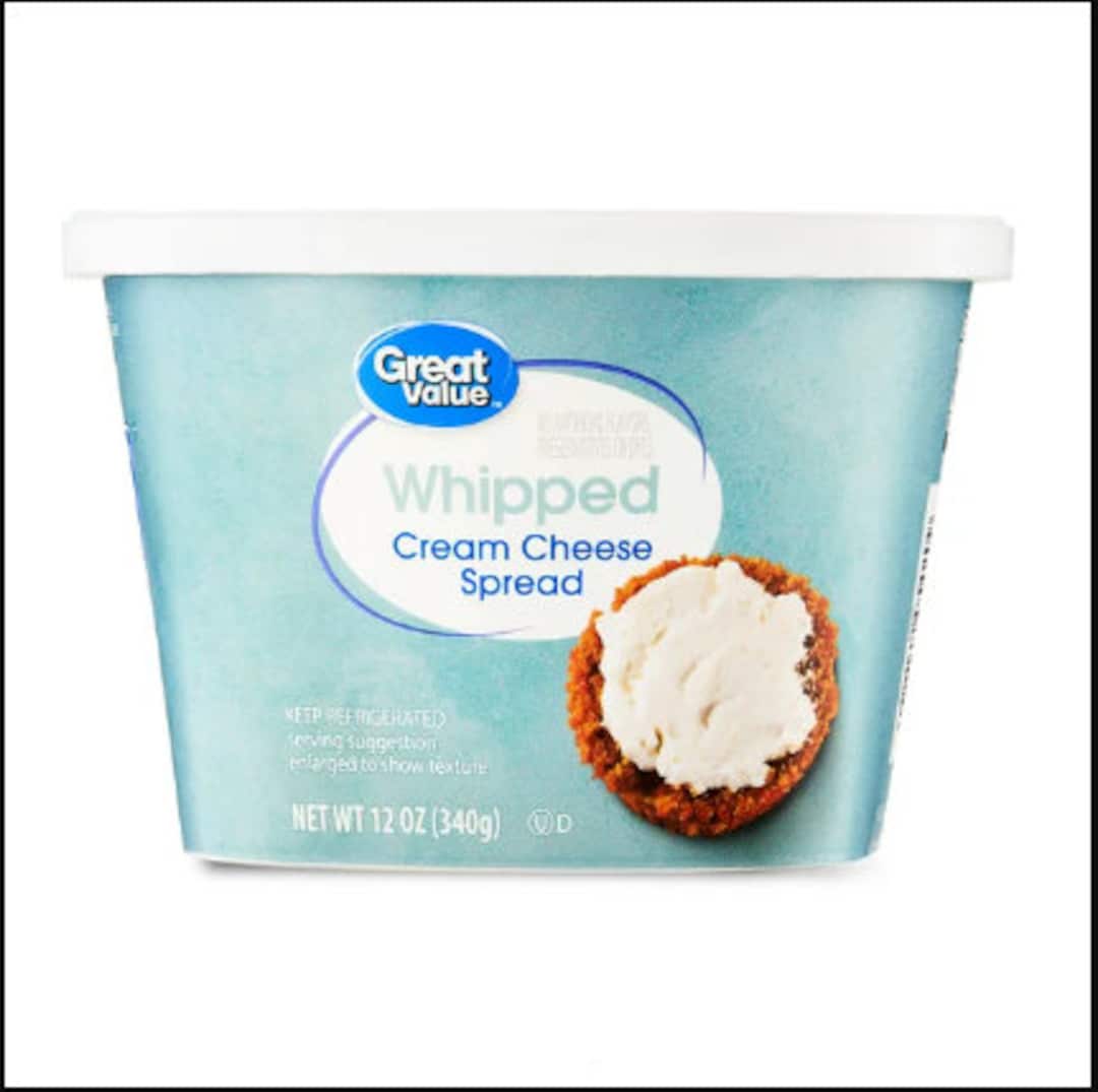 Great Value Whipped Cream Cheese Spread, 12 Oz Etsy