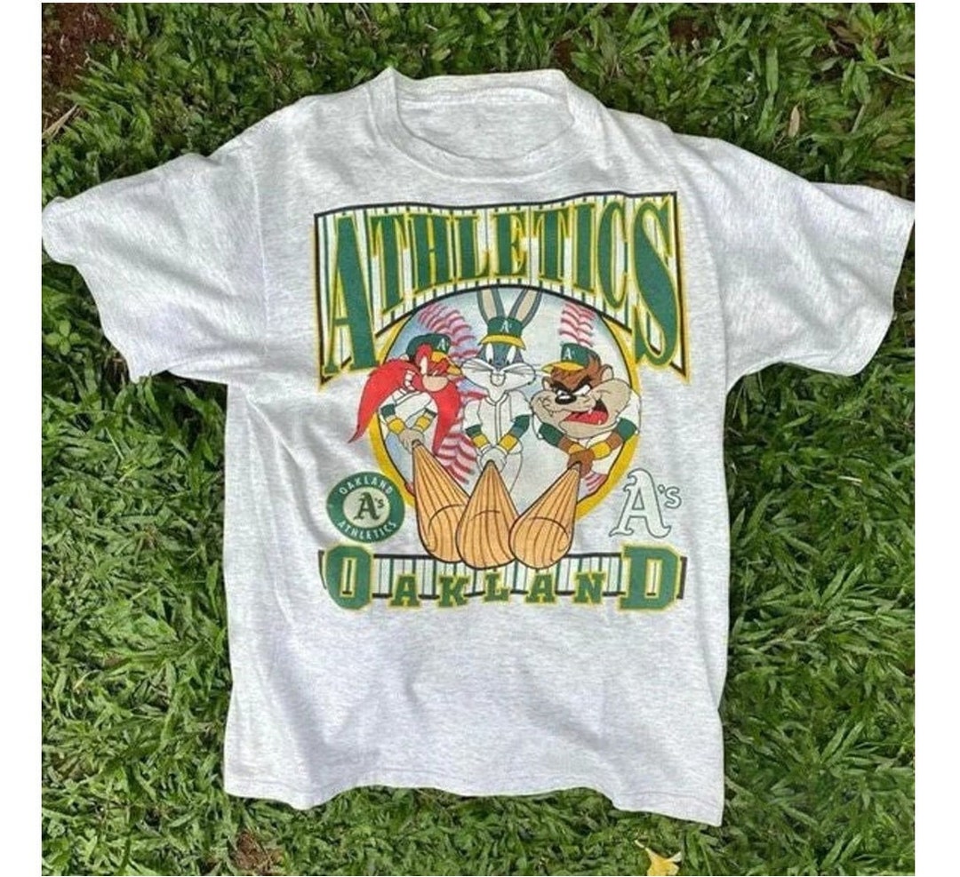 Vintage 1993 MLB Oakland Athletics Looney Tunes Shirt Oakland - Etsy