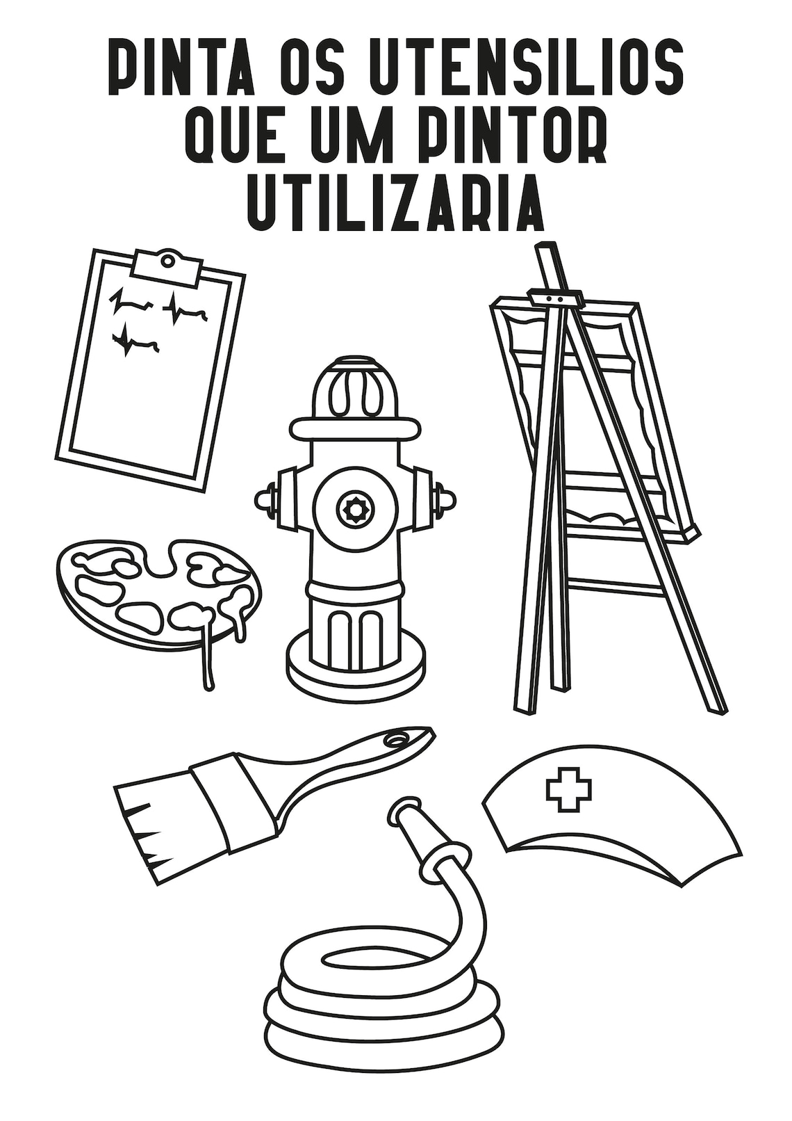 Livro De 42 Páginas Premium Para Pintar: Pinta & Aprende - Volume 1 - Etsy