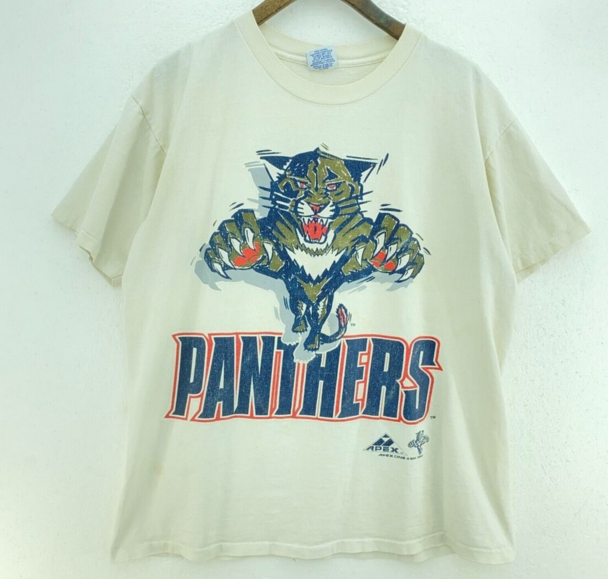 CustomCat Florida Panthers Vintage NHL T-Shirt Red / XL