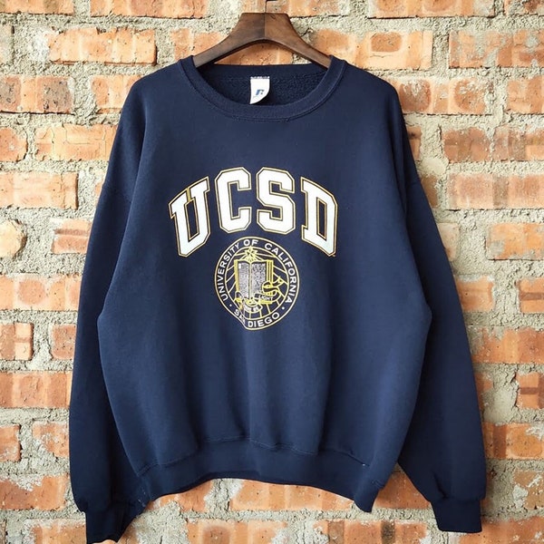 Vintage 90s UC San Diego Sweatshirt, UC San Diego Shirt, UC San Diego Fan, San Diego University Shirt , San Diego Crewneck, Gift For Her