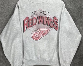 90s Detroit Red Wings Hockey Sweatshirt, Vintage Style Detroit Hockey Crewneck, Retro Detroit Hockey Shirt, Retro Detroit Ice Hockey Sweater