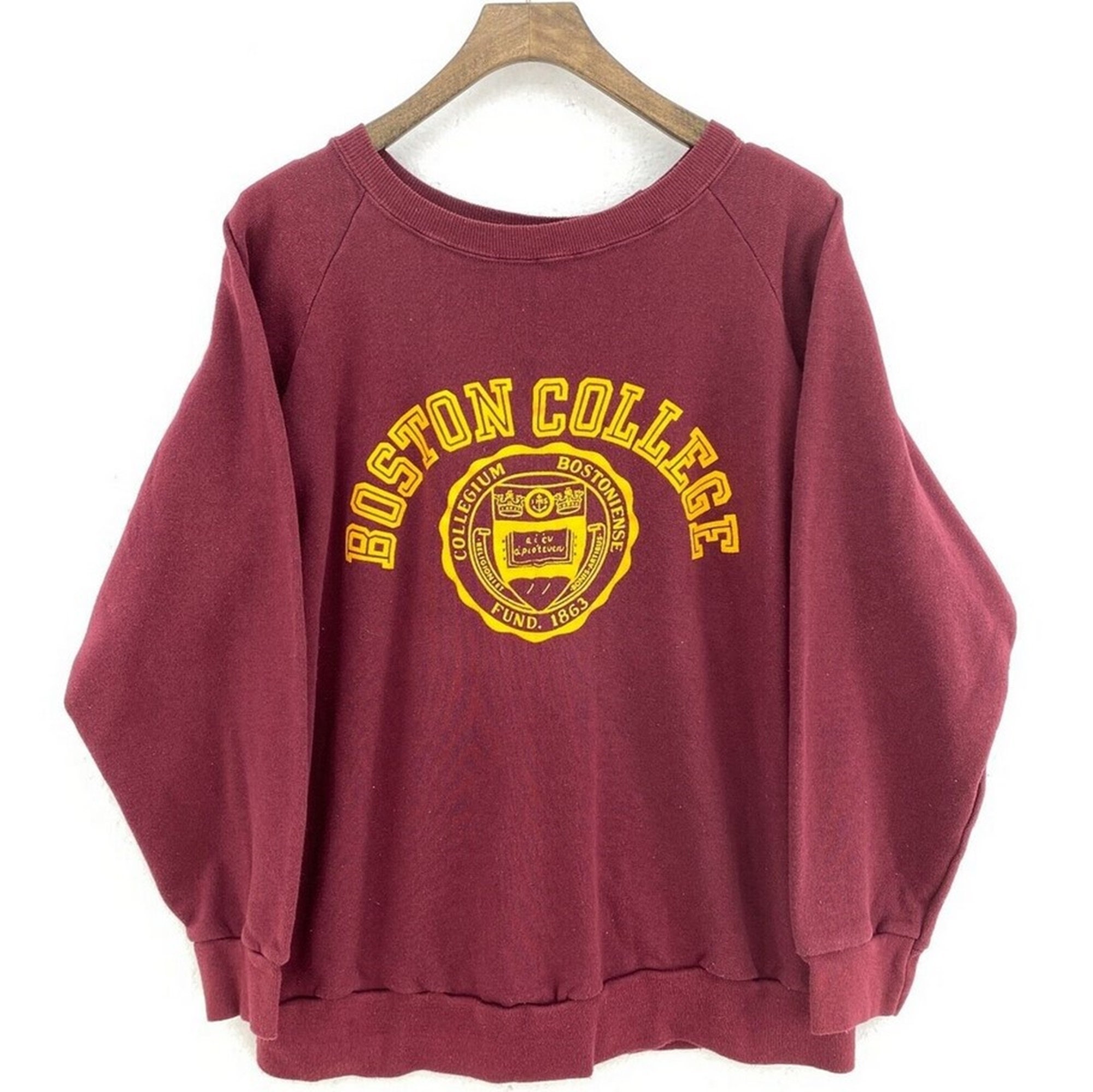 Boston College Sweatshirt Men XS NCAA Hood College University BC Eagles  Pullover