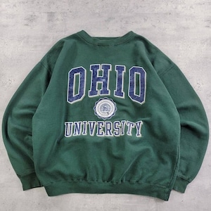May include: Green sweatshirt with the text "OHIO UNIVERSITY" in navy blue and white lettering with a navy blue and white seal in the centre.