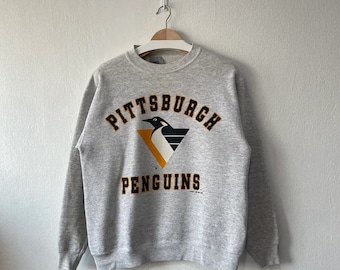 Vintage 90s Pittsburgh Penguins Hockey Sweatshirt, Pittsburgh Penguins Shirt, Pittsburgh Penguins Sweter, Hockey Fan Shirt,Pittsburgh Hockey