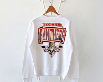 Vintage 90s Florida Panthers Hockey Team Sweatshirt, Florida Panthers Shirt, Hockey Fan SHirt, Florida Hockey SHirt,Florida Panthers Sweater