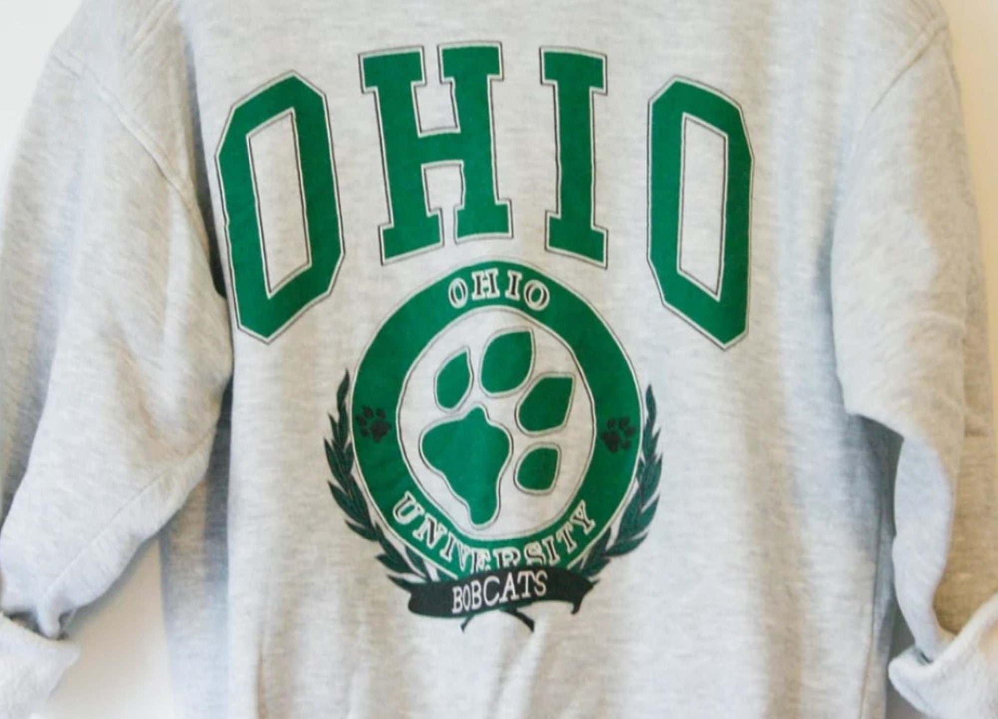 Vintage 90s Ohio University Bobcats Sweatshirt Ohio University Shirt Ohio Bobcats Shirt Ohio University Fan ohio Bobcats Crewneck Sweater Etsy