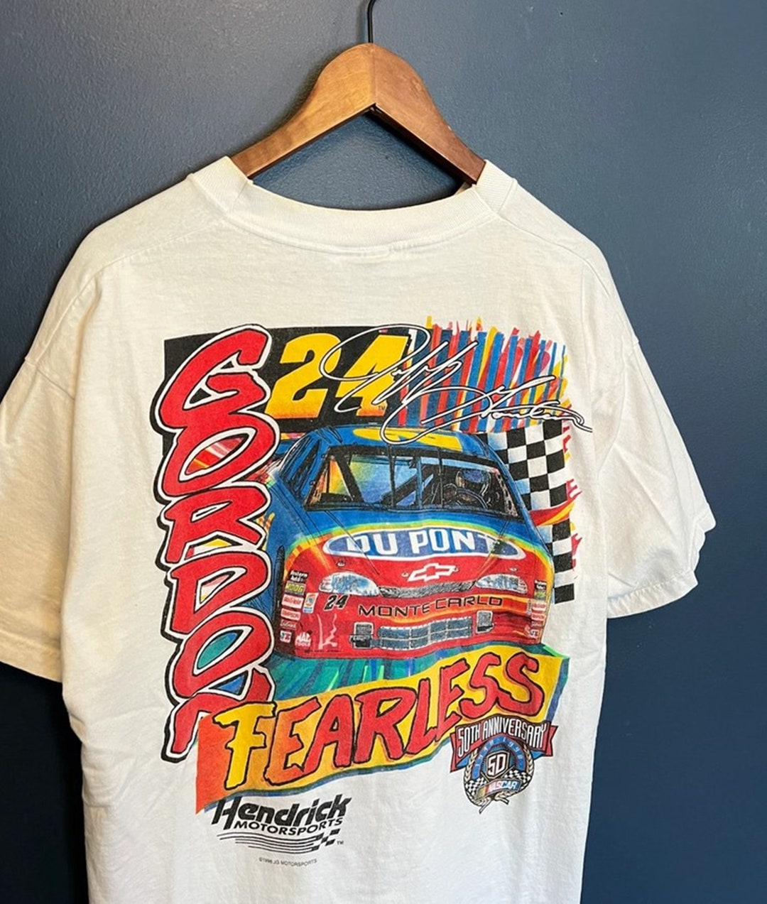 Vintage 90s Jeff Gordon NASCAR Racing T-shirt, Jeff Gordon Shirt ...