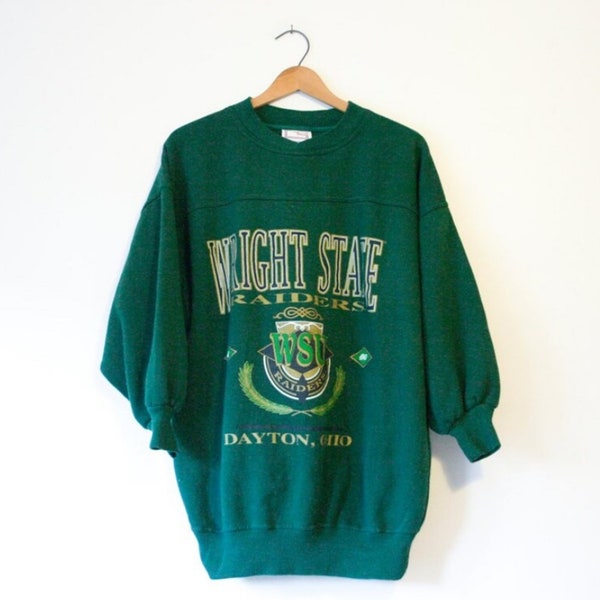 Vintage 90s Wright State Dayton Ohio Sweatshirt, Wright State Shirt, Wright State Fan Shirt, Wright State Sweater, Dayton Ohio Shirt