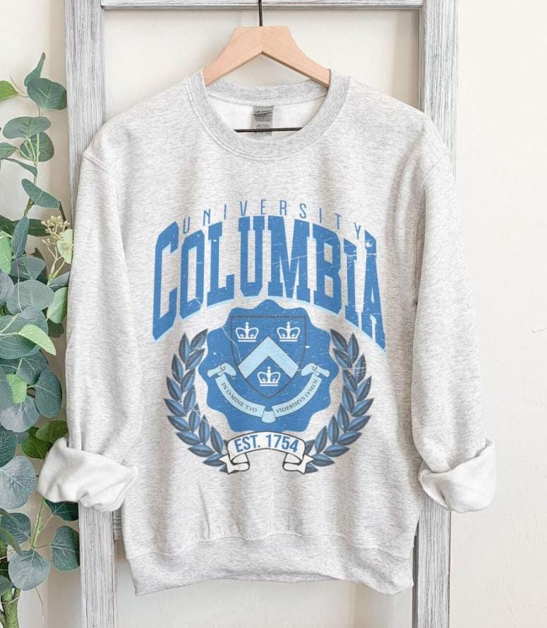 ★★Columbia★★ BS NYC 1754 SS TSHIRTS WHITE CIW2UTST878-UW Columbia University Tshirt, Columbia University Est 1754