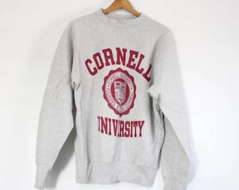 Vintage 90s Cornell University Ivy League Sweatshirt, Cornell University Shirt, Cornell University Fan Sweater, Cornell Ivy League Shirt