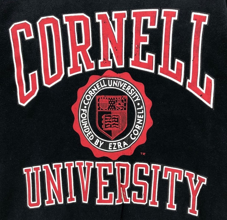Vintage 90s Cornell University Ivy League Sweatshirt, Cornell University Shirt, Cornell