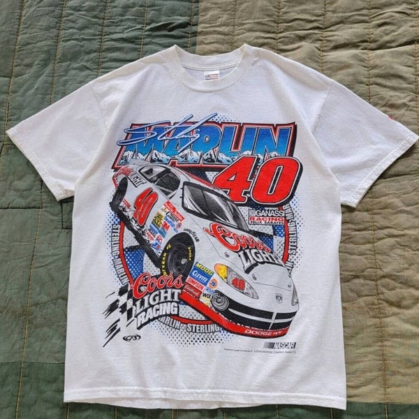 Vintage 90s Sterling Marlin NASCAR Racing T-shirt, Sterling Marlin Shirt, NASCAR Racing Shirt, Sterling Marlin Fan,Sterling Marlin Racing