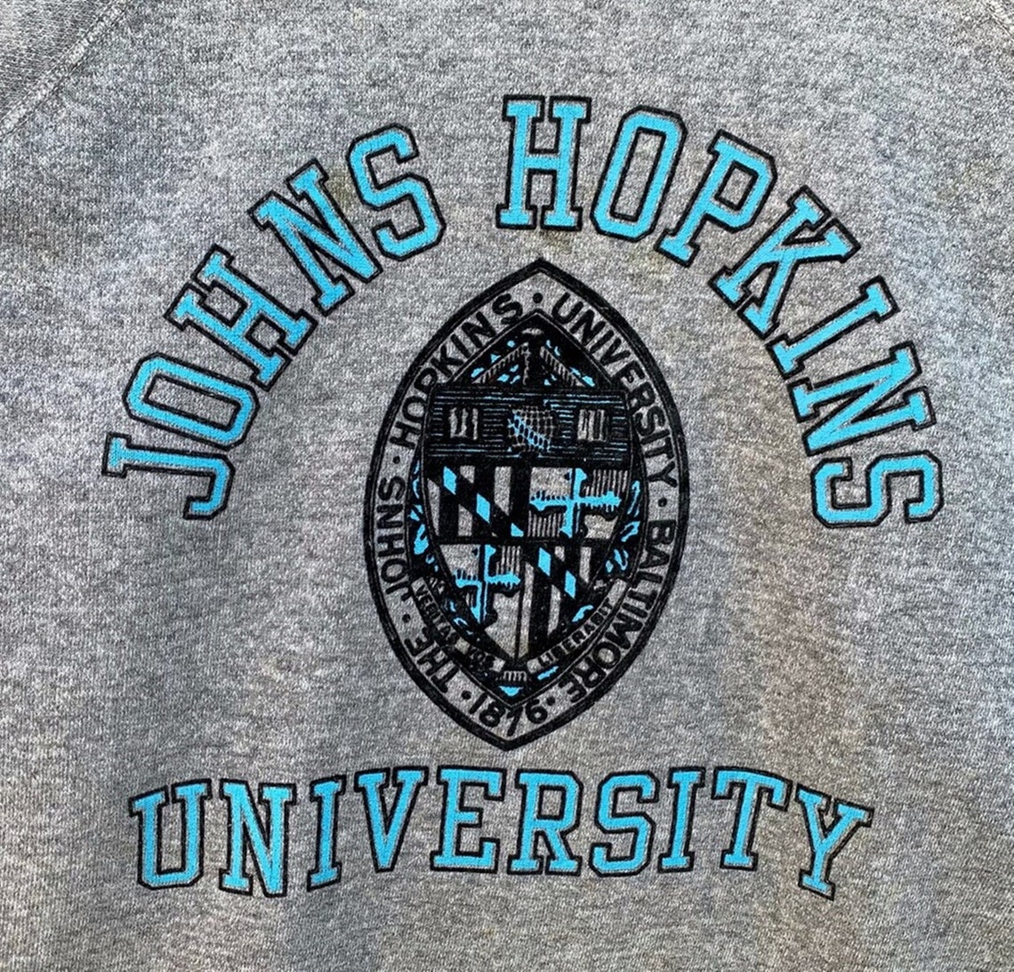 Vintage 90s Johns Hopkins University Blue Jays Sweatshirt, Johns