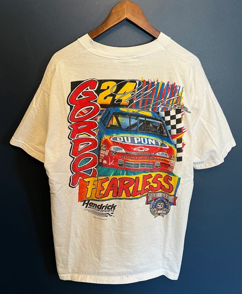 Vintage 90s Jeff Gordon NASCAR Racing T-shirt, Jeff Gordon Shirt ...