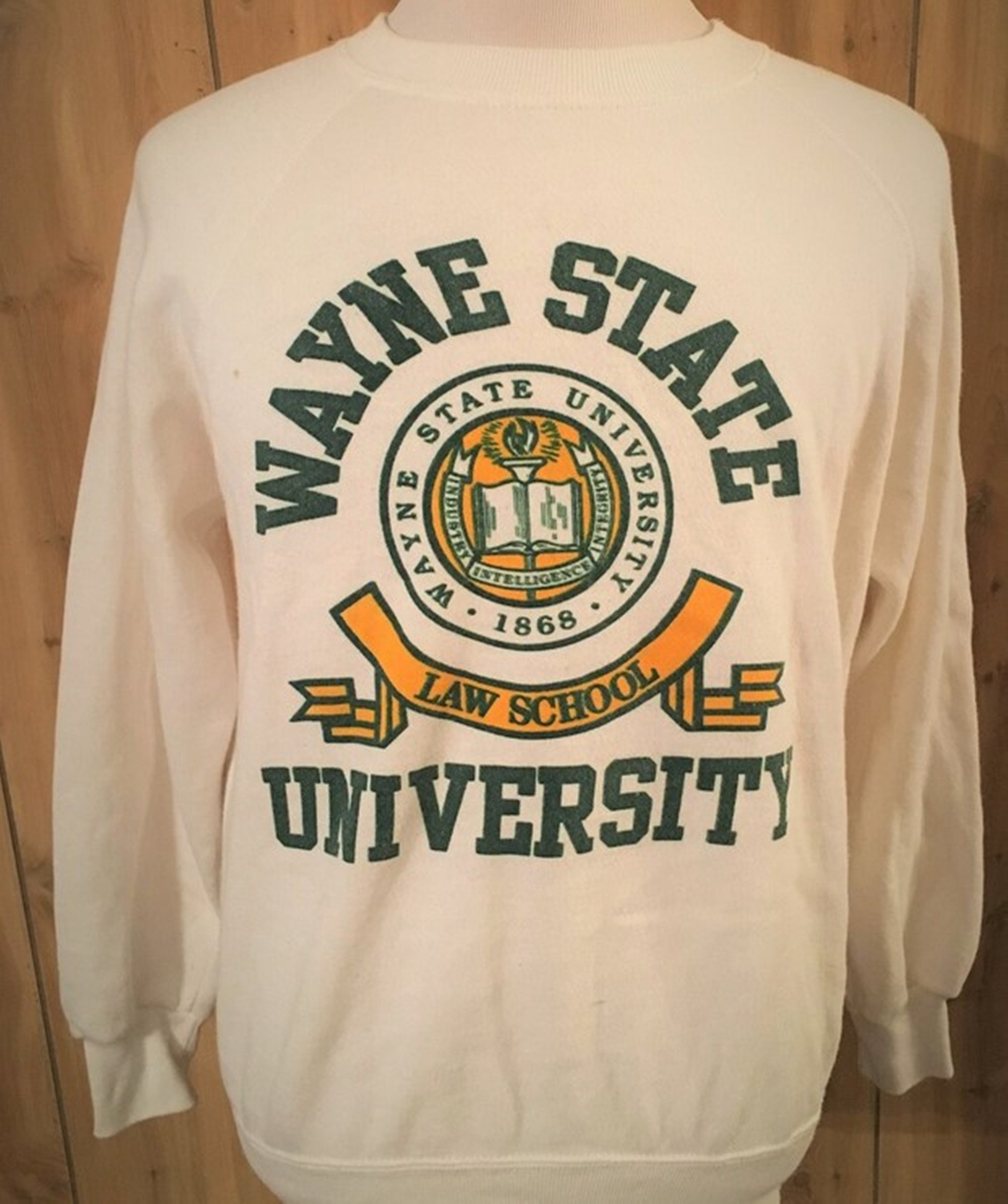 Youth Green Wayne State Warriors Logo Comfort Colors T-Shirt