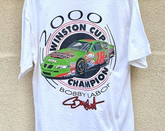 Vintage 90s Bobby Labonte Racing Nascar T-Shirt, Bobby Labonte Shirt, NASCAR Racing Shirt, Bobby Labonte T-shirt, Bobby Labonte Nascar Shirt