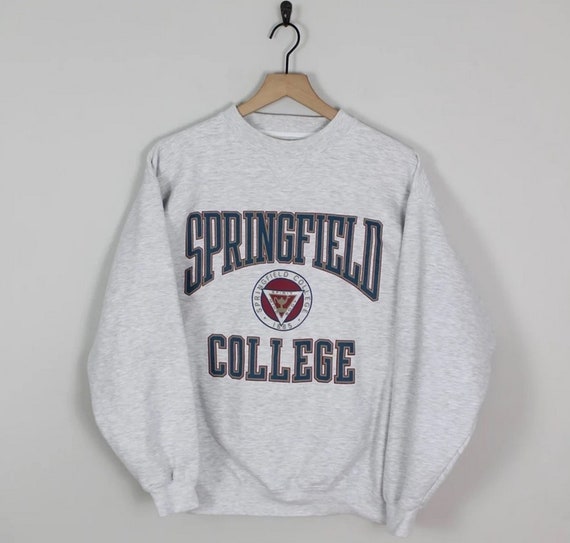 Vintage 90s Springfield College Sweatshirt, Springfield College