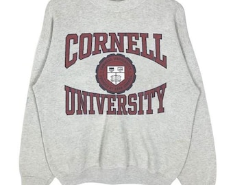 Vintage 90s Cornell University Ivy League Sweatshirt, Cornell University Shirt, Cornell University Fan Sweater, Cornell Ivy League Shirt