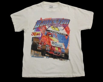 Vintage 90s John Bankston Racing T-Shirt, John Bankston Shirt, John Bankston Fan Racing, MotorSport Shirt, John Bankston Tee Shirt/ Sweater