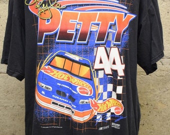 Vintage 1998 Kyle Petty #44 NASCAR Racing Hot Wheels Mattel T-Shirt, Kyle Petty Shirt, NASCAR Racing Shirt, Kyle Petty Fan, Kyle Petty Tee