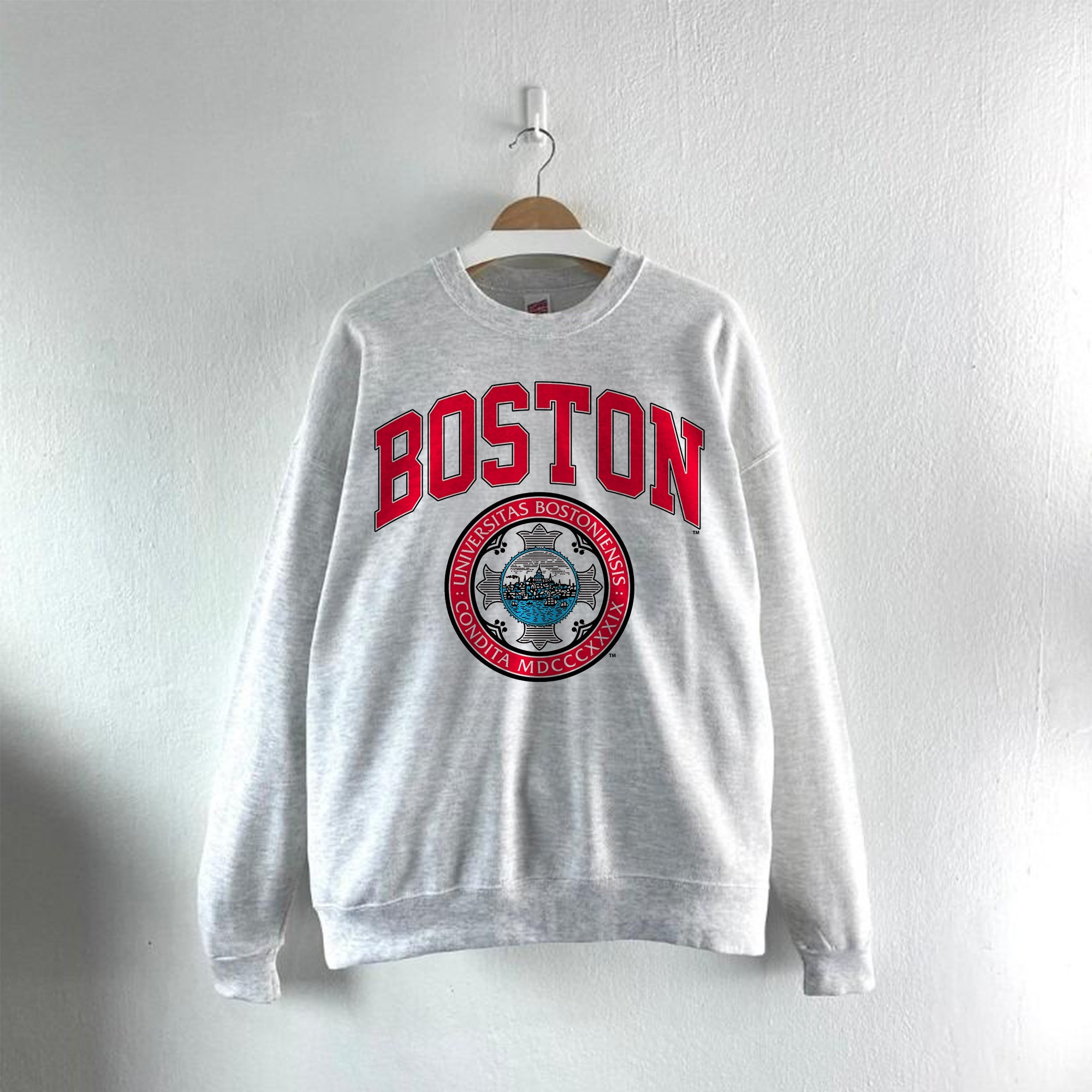 【COSYHARU】New University Sweatshirt Just Hoods By Awdis JHA030 Adult 80/20 Midweight College