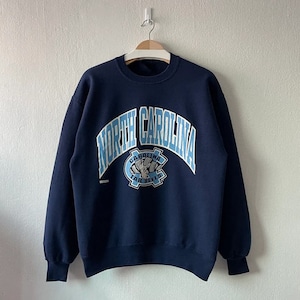 Vintage 90s North Carolina Tar Heels Crewneck Sweatshirt, North Carolina Shirt, Carolina Tar Heels Sweater, North Carolina Fan Tee/Hoodie