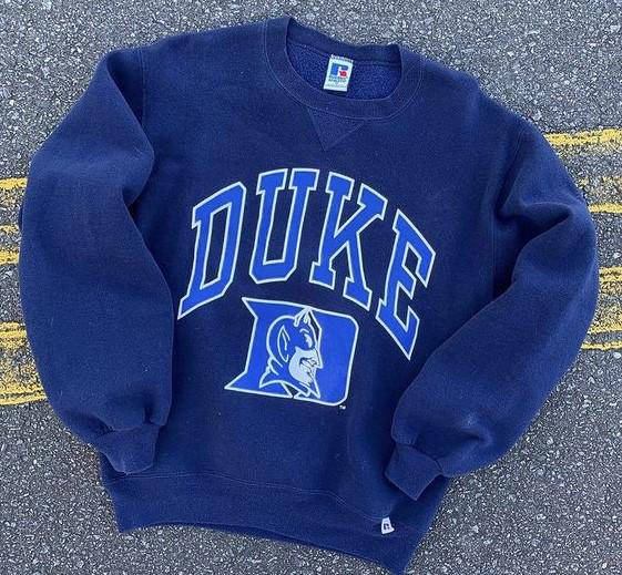 Vintage 90s Duke University Blue Devils Sweatshirt, Duke Blue Devils Shirt, Duke University Shirt, Blue Devils Shirt, Duke Fan Tee