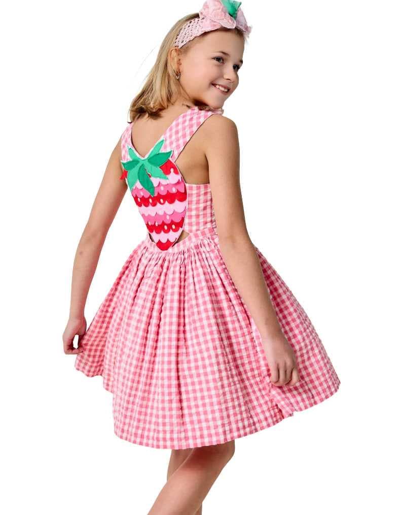 Gingham School Dress UK