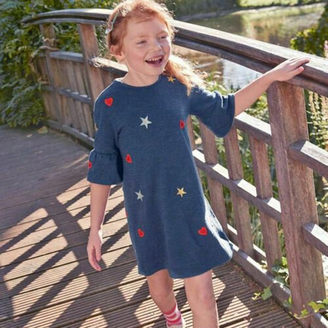 Boden applique dress hot sale