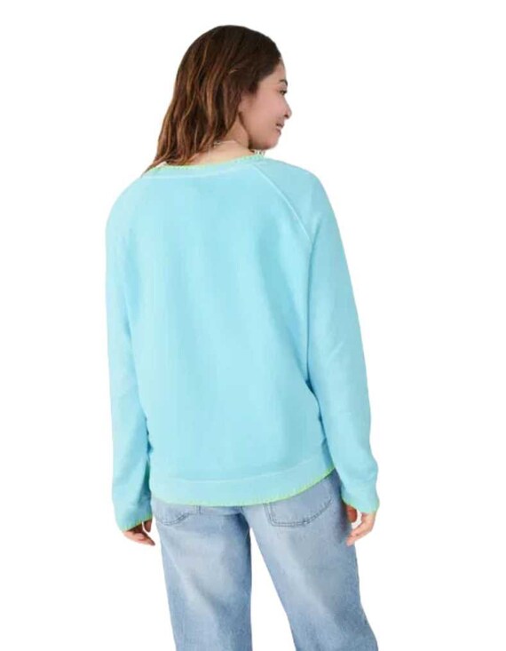 Hush contrast cotton sweatshirt hotsell