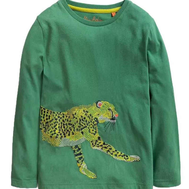 Crimson Cheetah Printed Boy’s Shirt – Red
