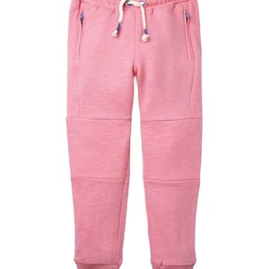 Mini Boden Kids Full Length Warrior Knee Joggers in Pink