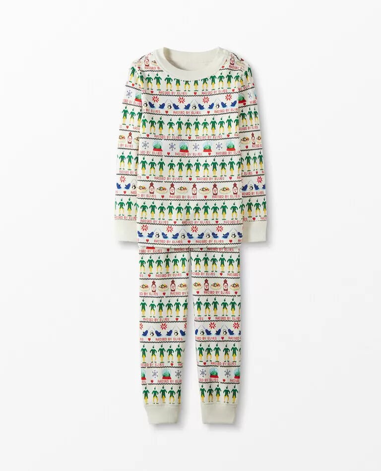 Hanna Andersson Unisex Elf Long Sleeve Full Length John Pyjama Set in Ivory Etsy UK