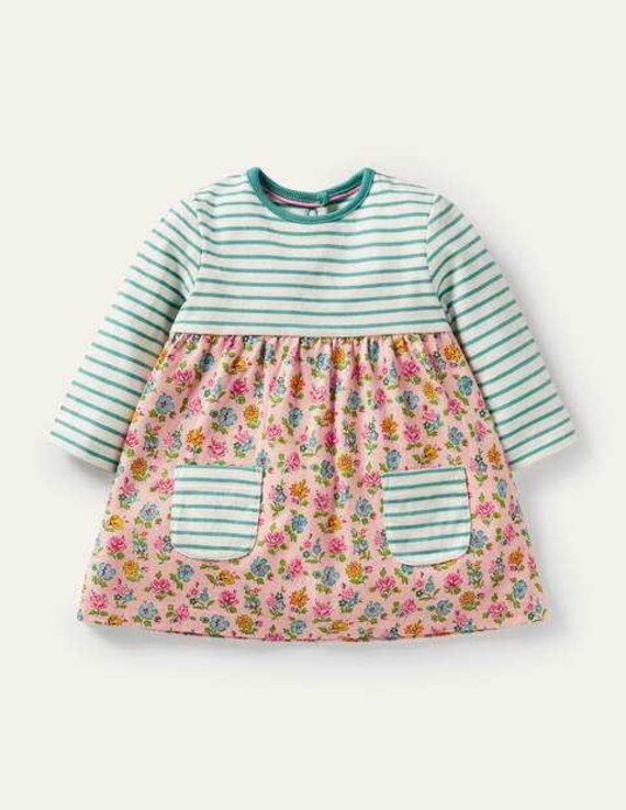 Baby Boden Hotch Potch Jersey Dress in Pink Vintage Flowerbed Etsy Canada