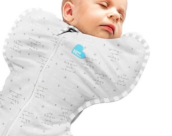Love To Dream Swaddle Up Lite, 0.2 Tog (3.5-6kg) You Are My Grey