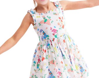 Mini Boden Girls' Maude Ruffle Christmas Tree Tulle Dress in Green  (imperfect) - Etsy