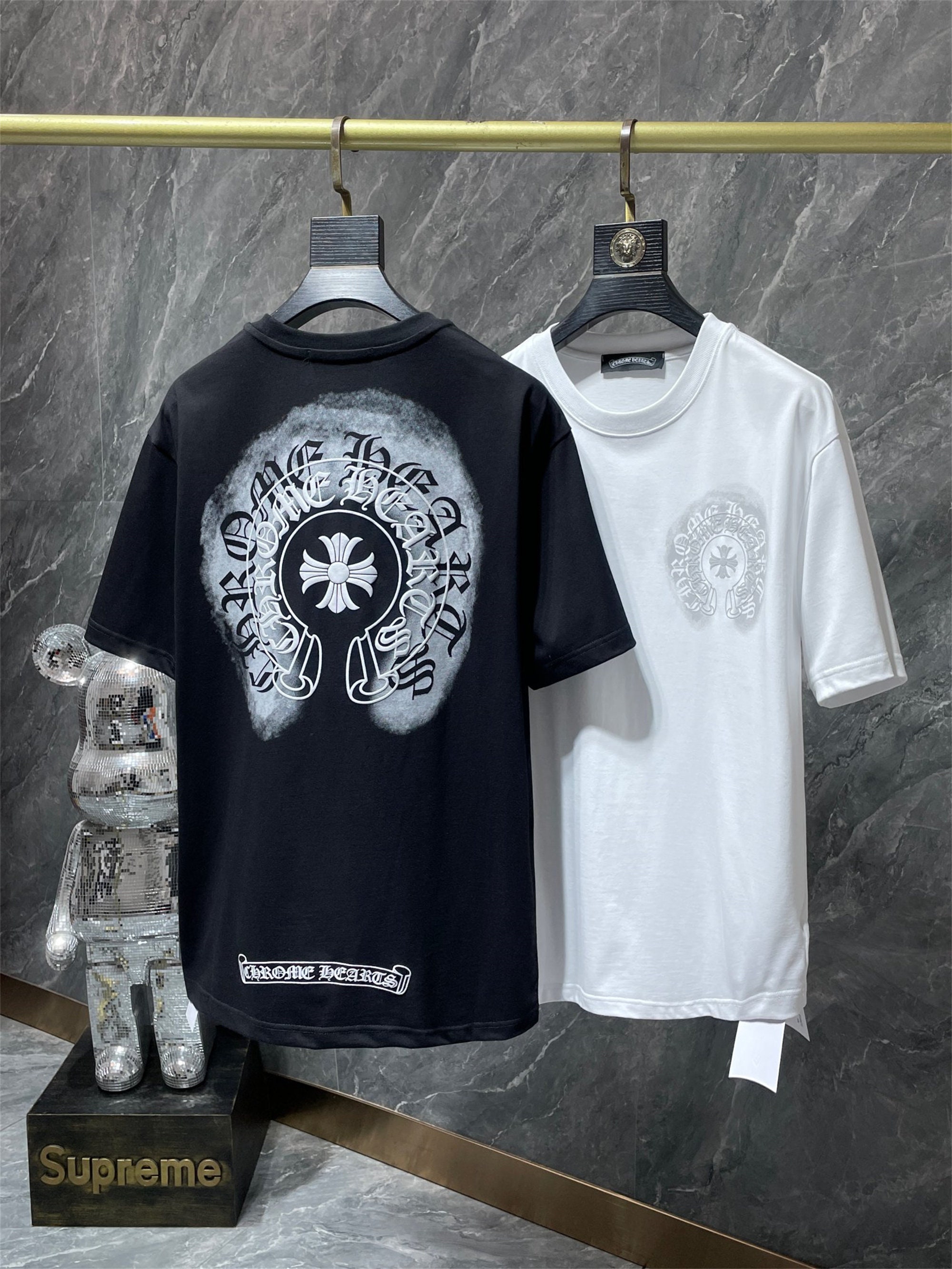 Chrome Hearts Multi Color Horse Shoe T-shirt Black Men's - US