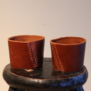 Handmade daily coffee cup sleeves
