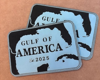 Gulf of America Patch Iron-on Trump MAGA Make America Great Again