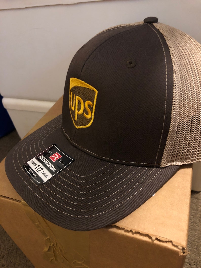 UPS Cap Richardson 112 Embroidered or PVC PATCH image 2